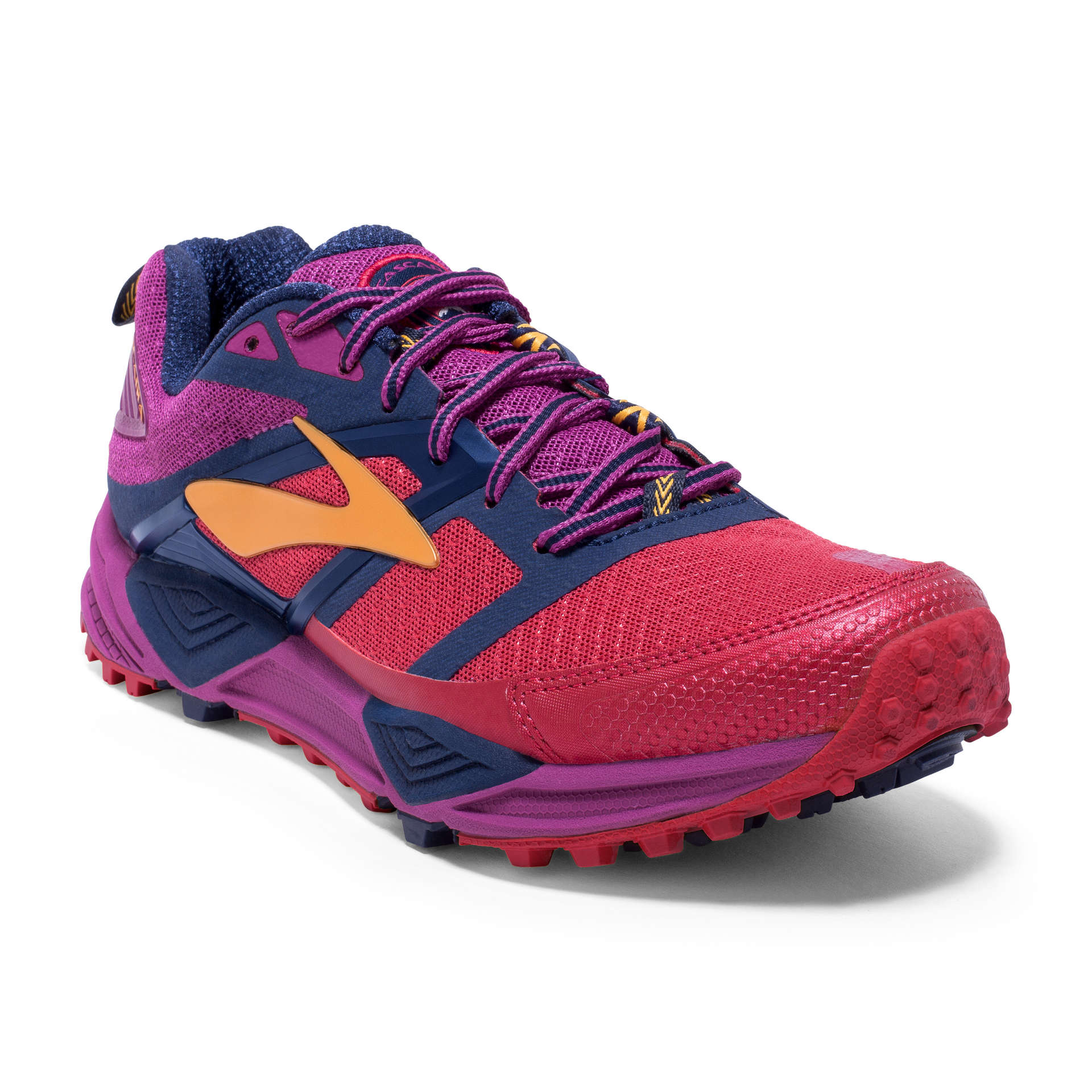 Brooks Cascadia 12 Trail Hardloopschoenen Paars/Roze/Blauw Dames