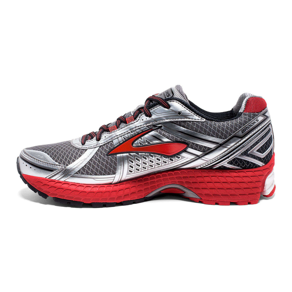 Brooks Defyance 9 Hardloopschoenen Grijs/Zilver/Rood Heren