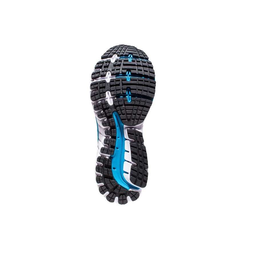 Brooks Ghost 9 Hardloopschoenen Blauw Zwart Oranje Heren koop je