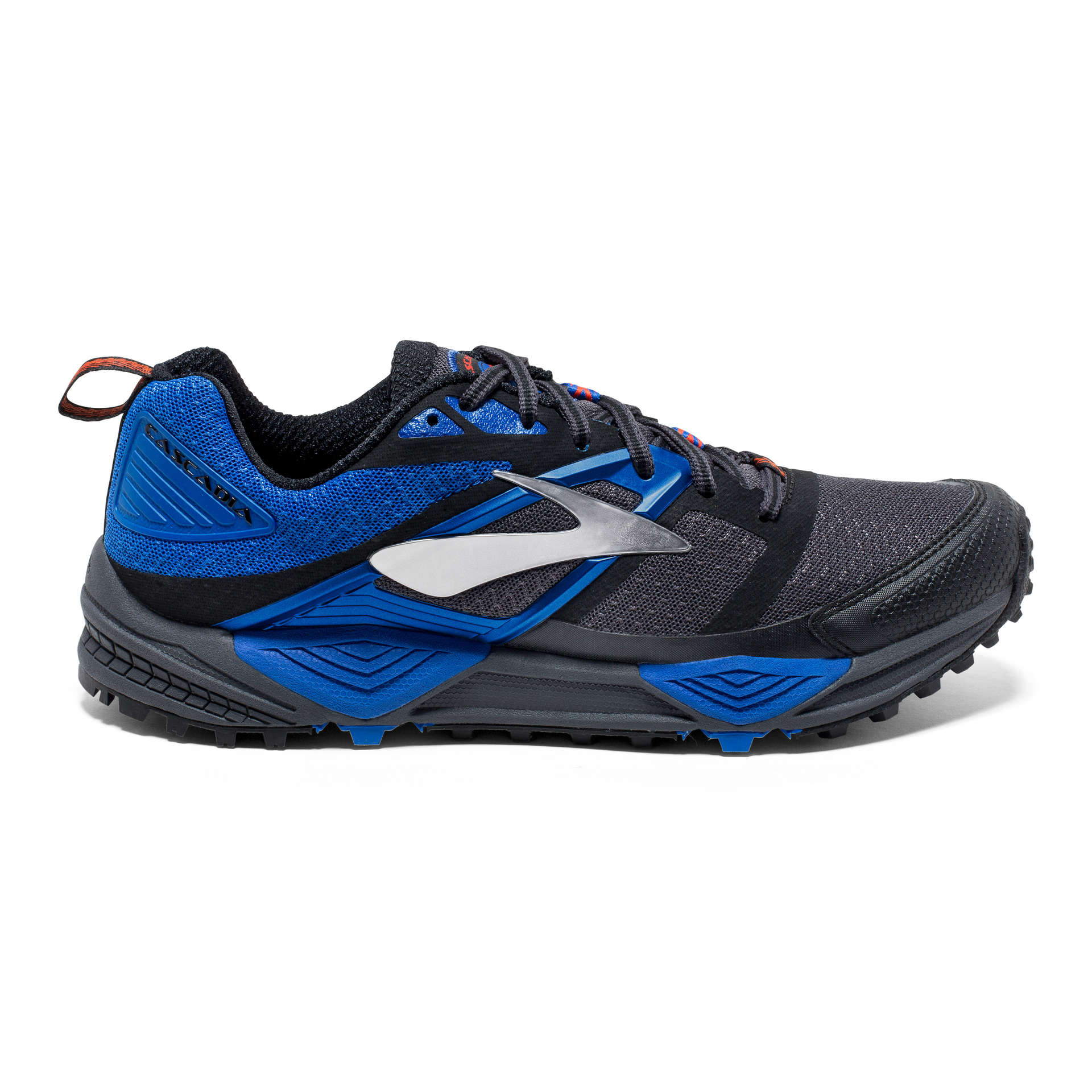 Brooks Cascadia 12 Trail Hardloopschoenen Grijs/Blauw/Zwart Heren