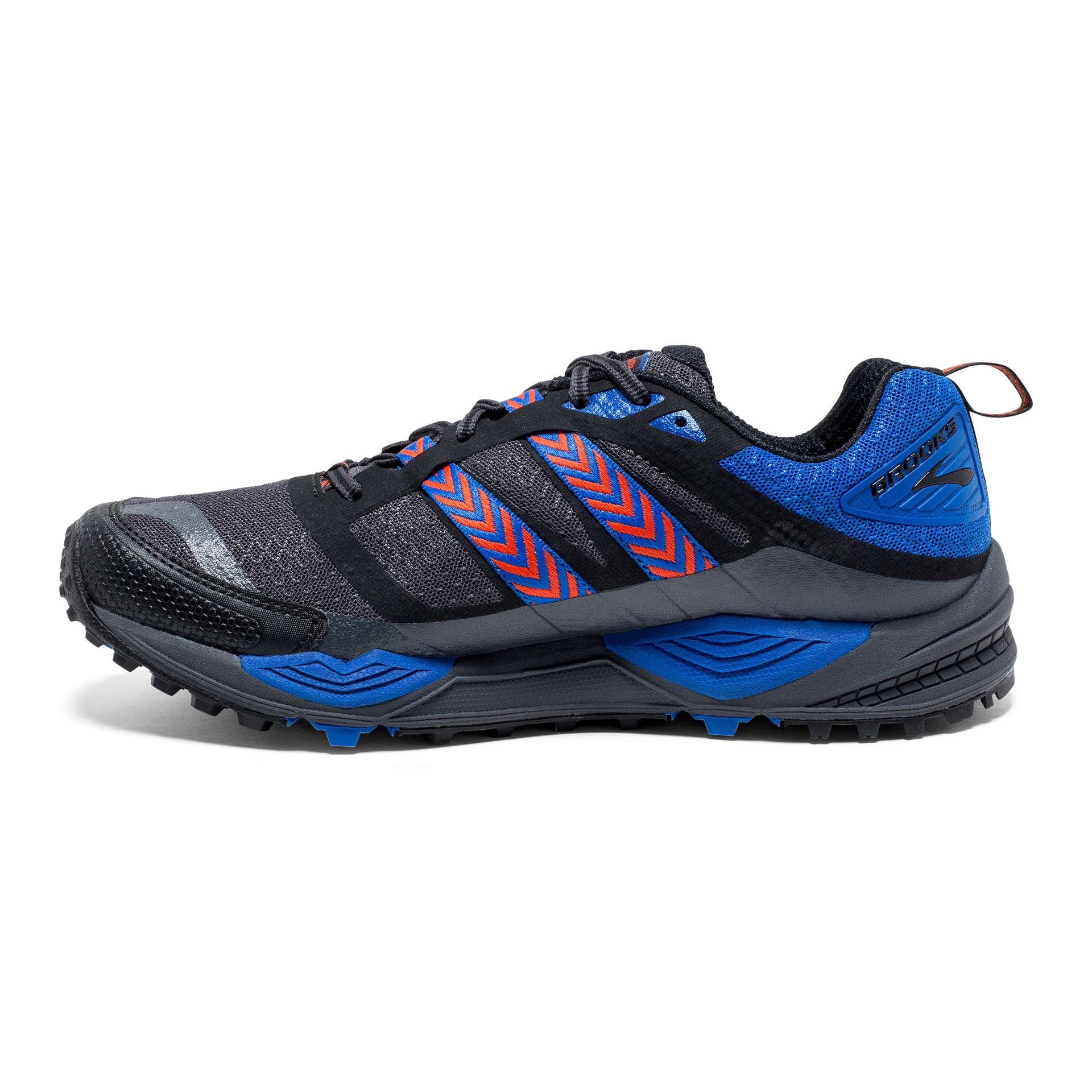 Brooks Cascadia 12 Trail Hardloopschoenen Grijs/Blauw/Zwart Heren