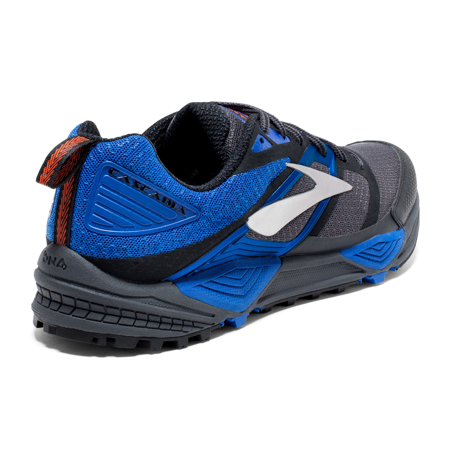 Brooks Cascadia 12 Trail Hardloopschoenen Grijs/Blauw/Zwart Heren