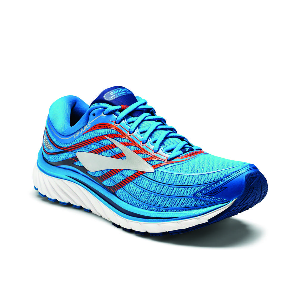 Brooks Glycerin 15 Hardloopschoenen Blauw/Rood/Wit Heren