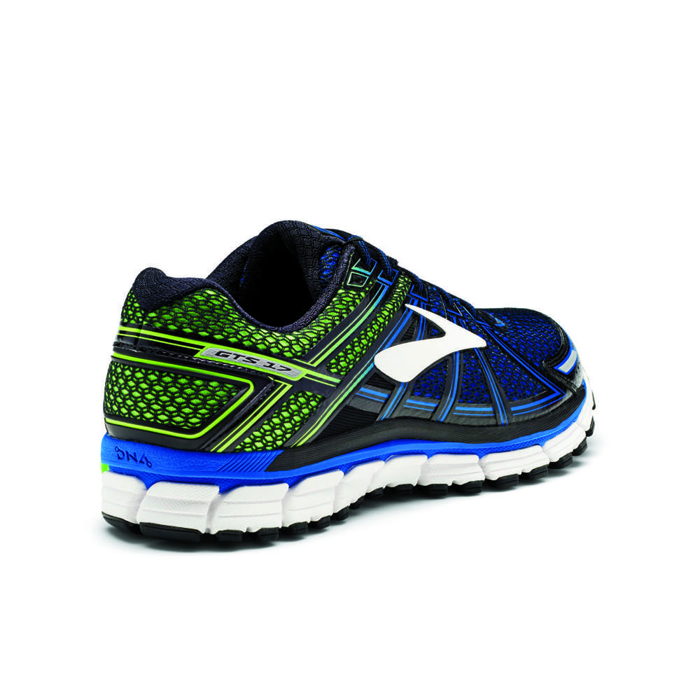 Brooks Adrenaline GTS 17 Hardloopschoenen Blauw/Zwart/Groen Heren