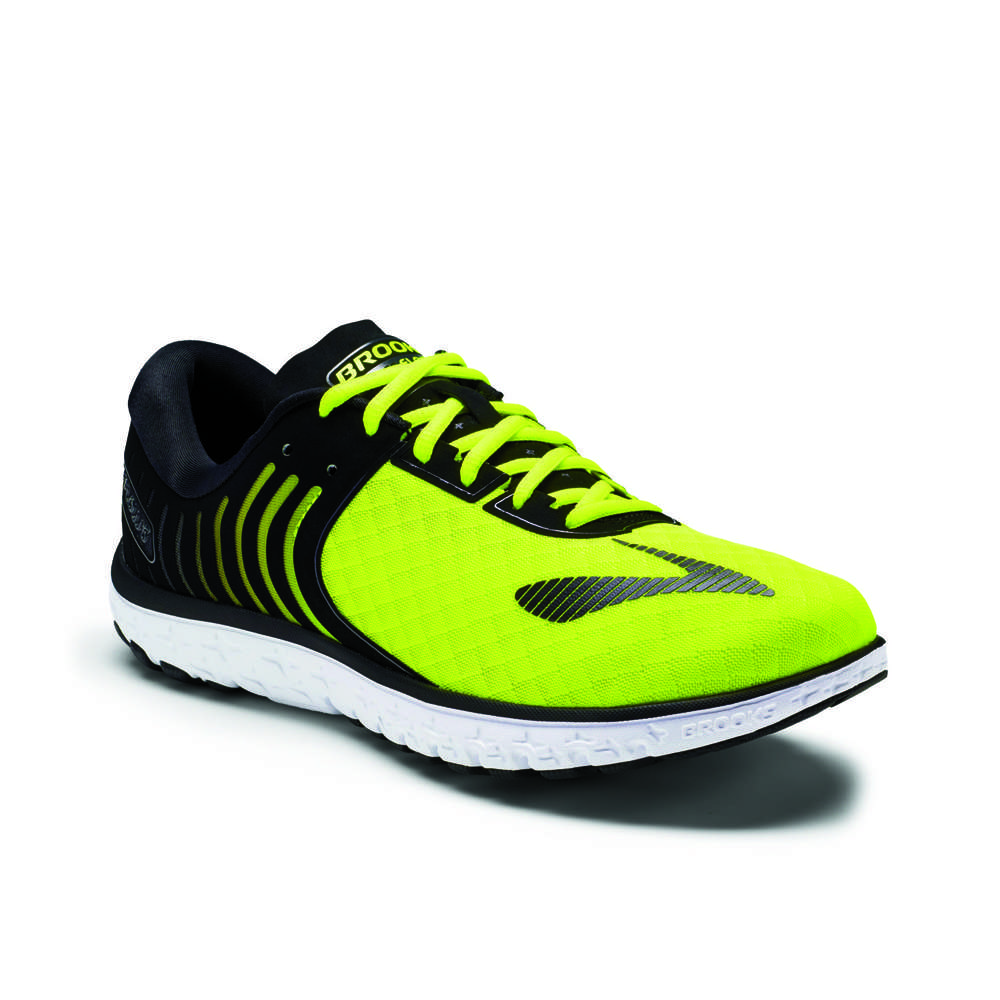 Brooks PureFlow 6 Hardoopschoenen Groen/Zwart/Wit Heren