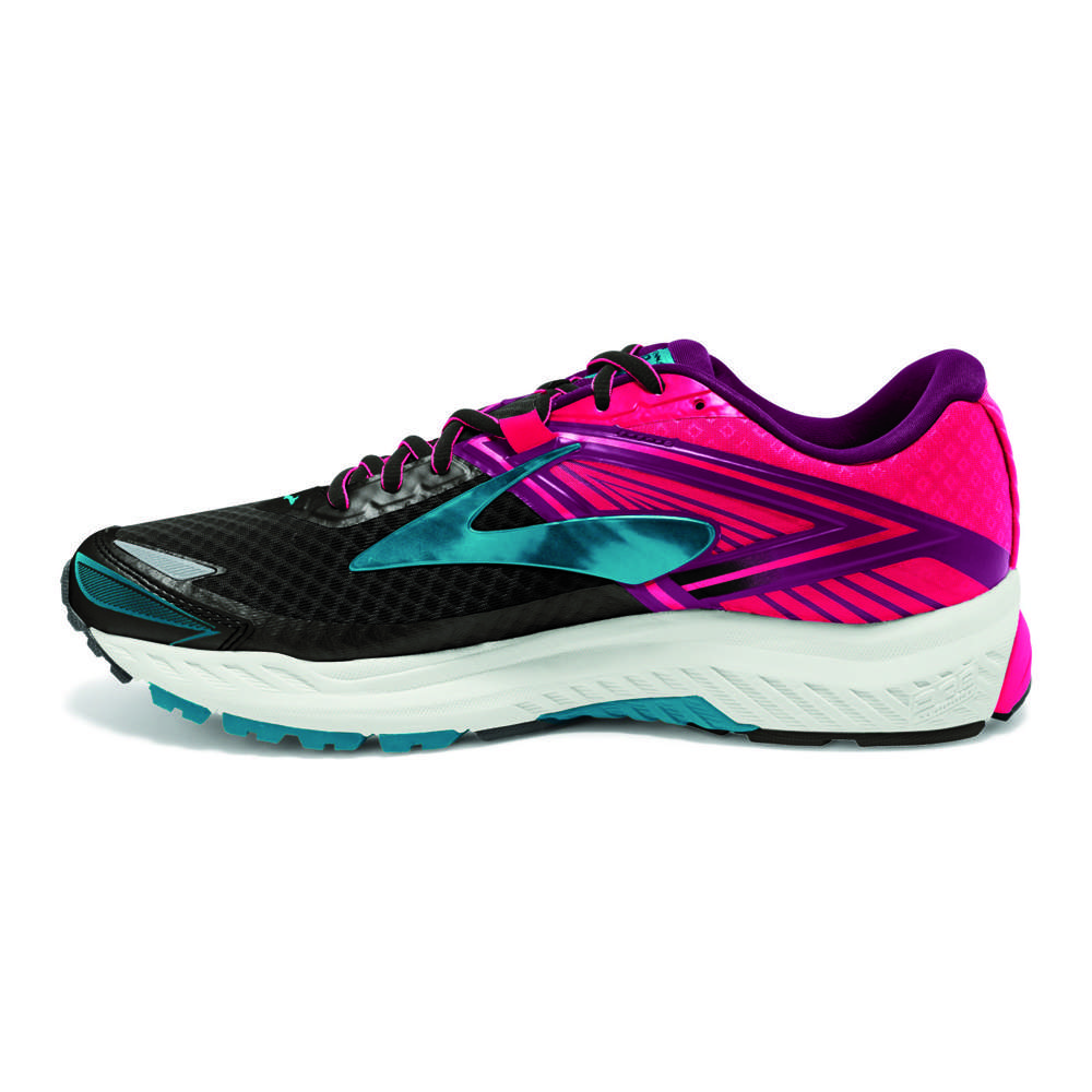 Brooks Ravenna 8 Hardloopschoenen Roze/Zwart/Blauw Dames