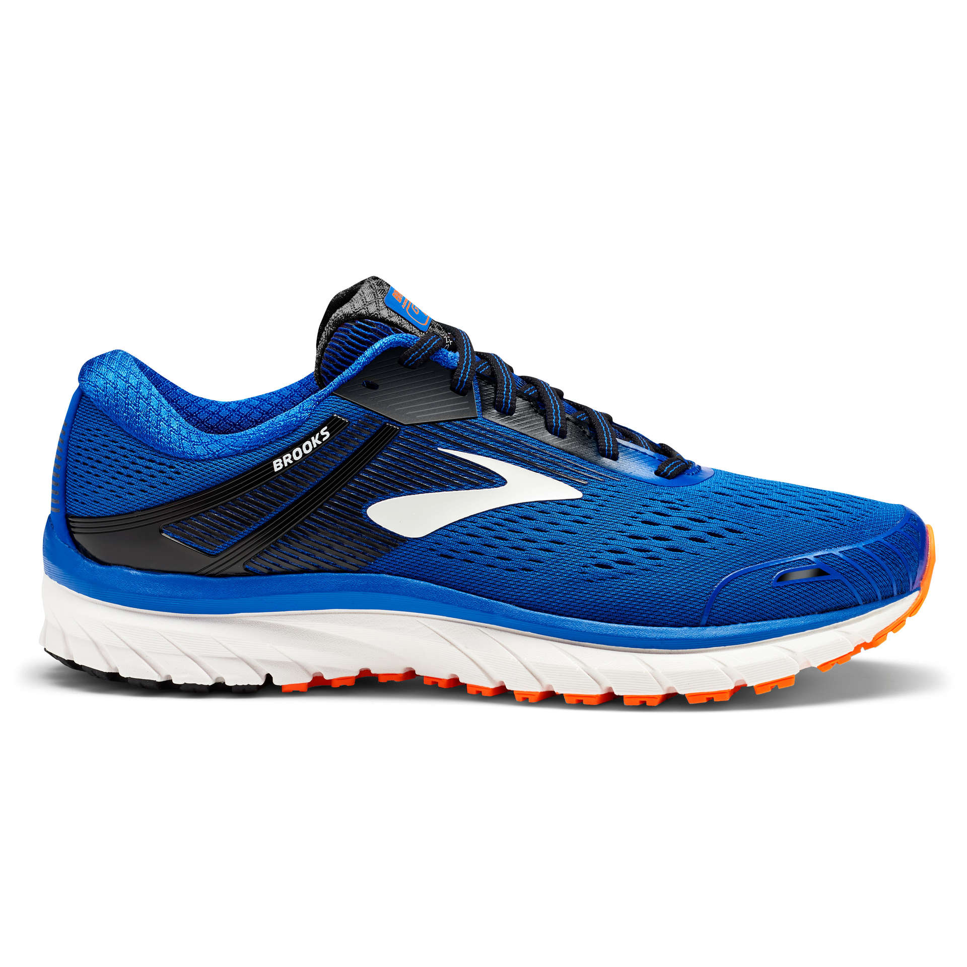 Brooks Adrenaline GTS 18 Hardloopschoenen Blauw/Zwart/Oranje Heren