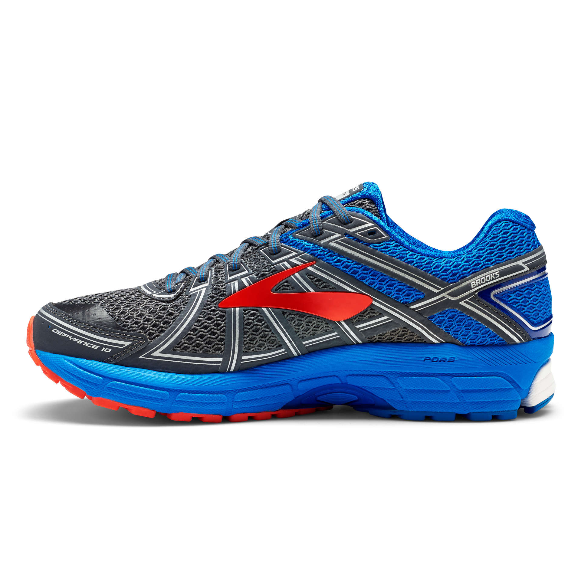 Brooks Defyance 10 Hardloopschoenen Blauw/Grijs/Oranje Heren