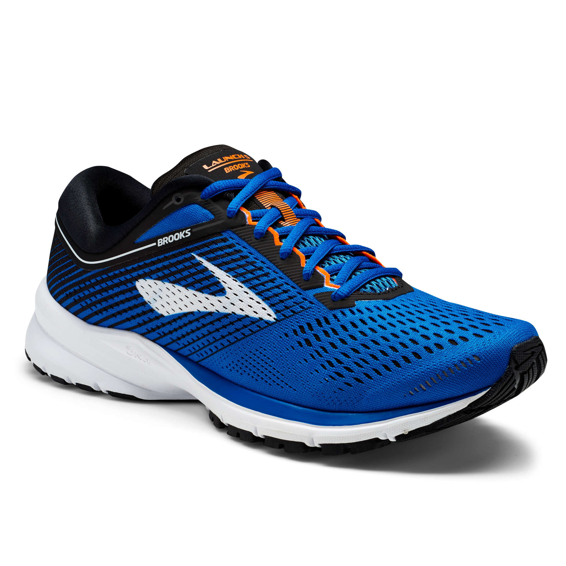 Brooks Launch 5 Hardloopschoenen Blauw Zwart Heren koop je bij