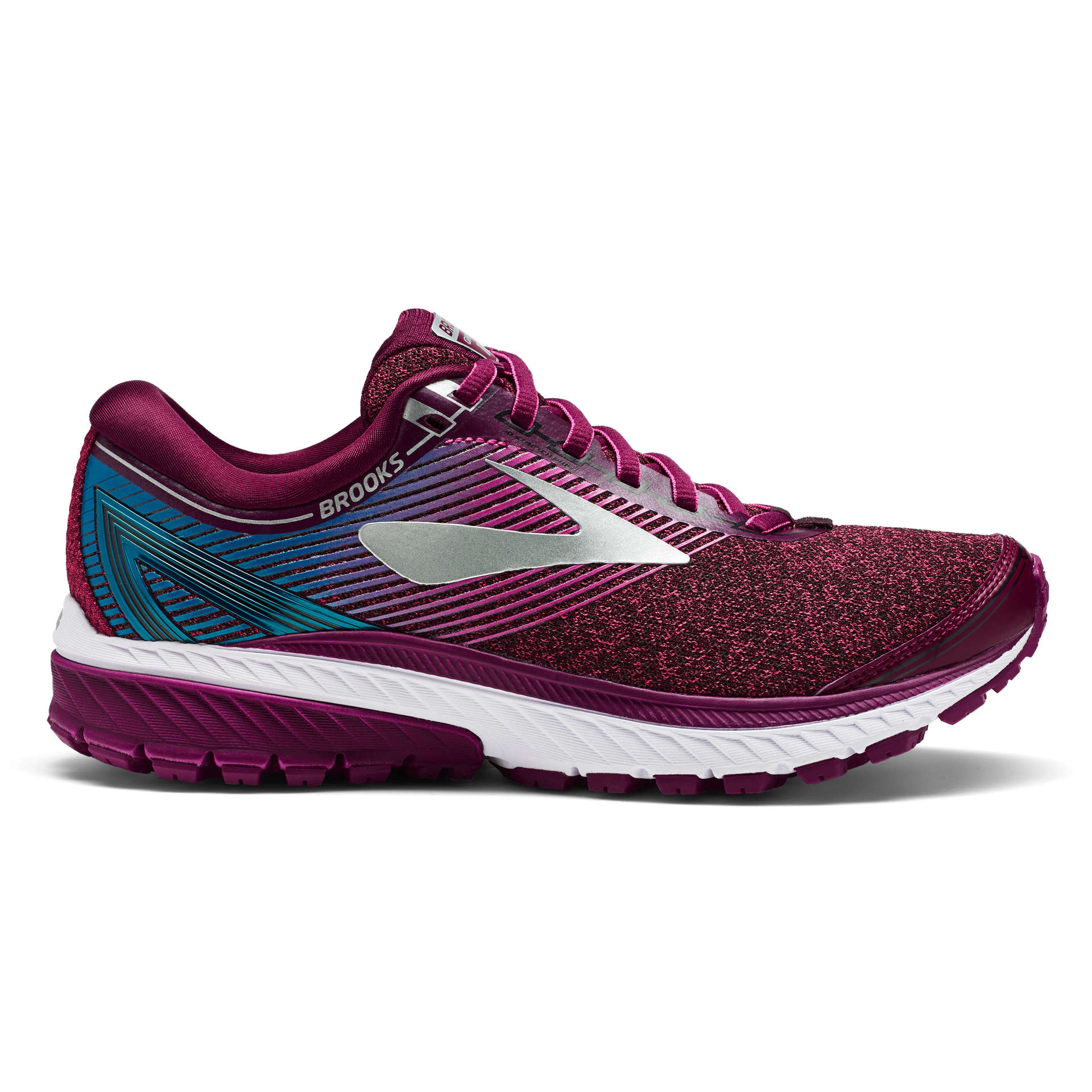 Brooks Ghost 10 Hardloopschoenen Paars/Roze/Wit Dames