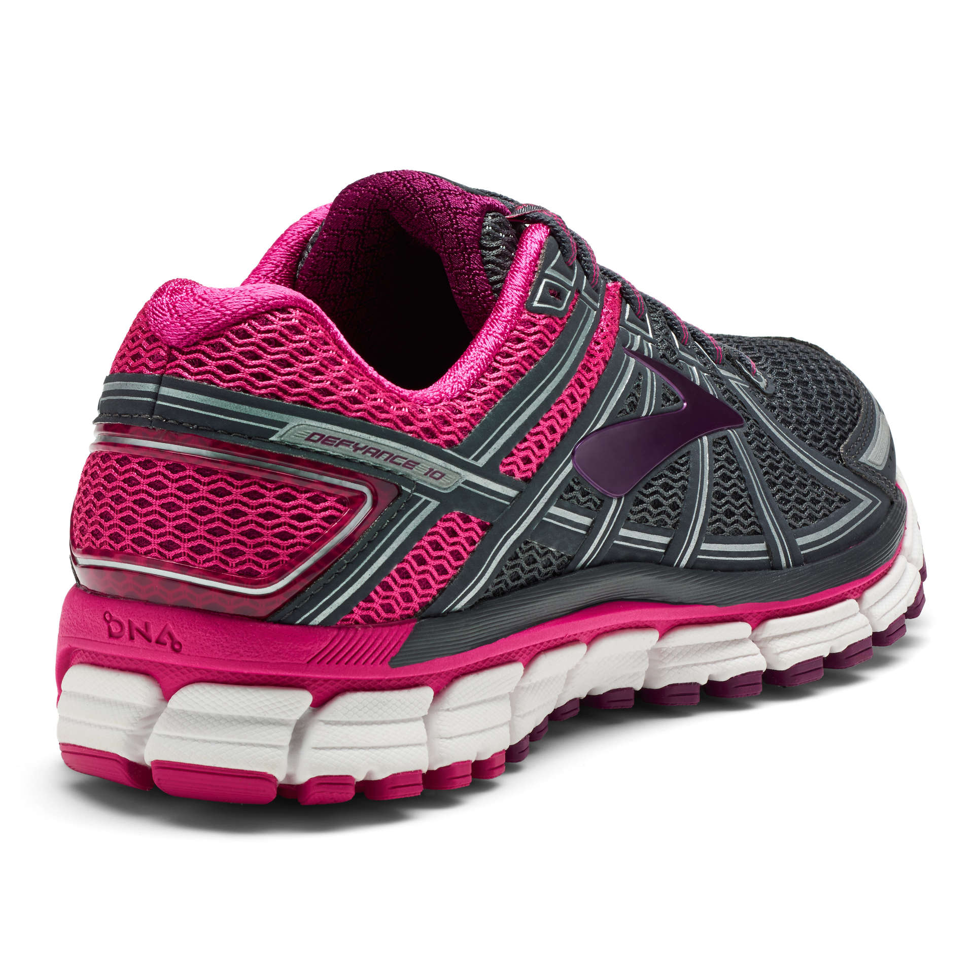 Brooks Defyance 10 Hardloopschoenen Roze Grijs Paars Dames koop je bij Futurumshop