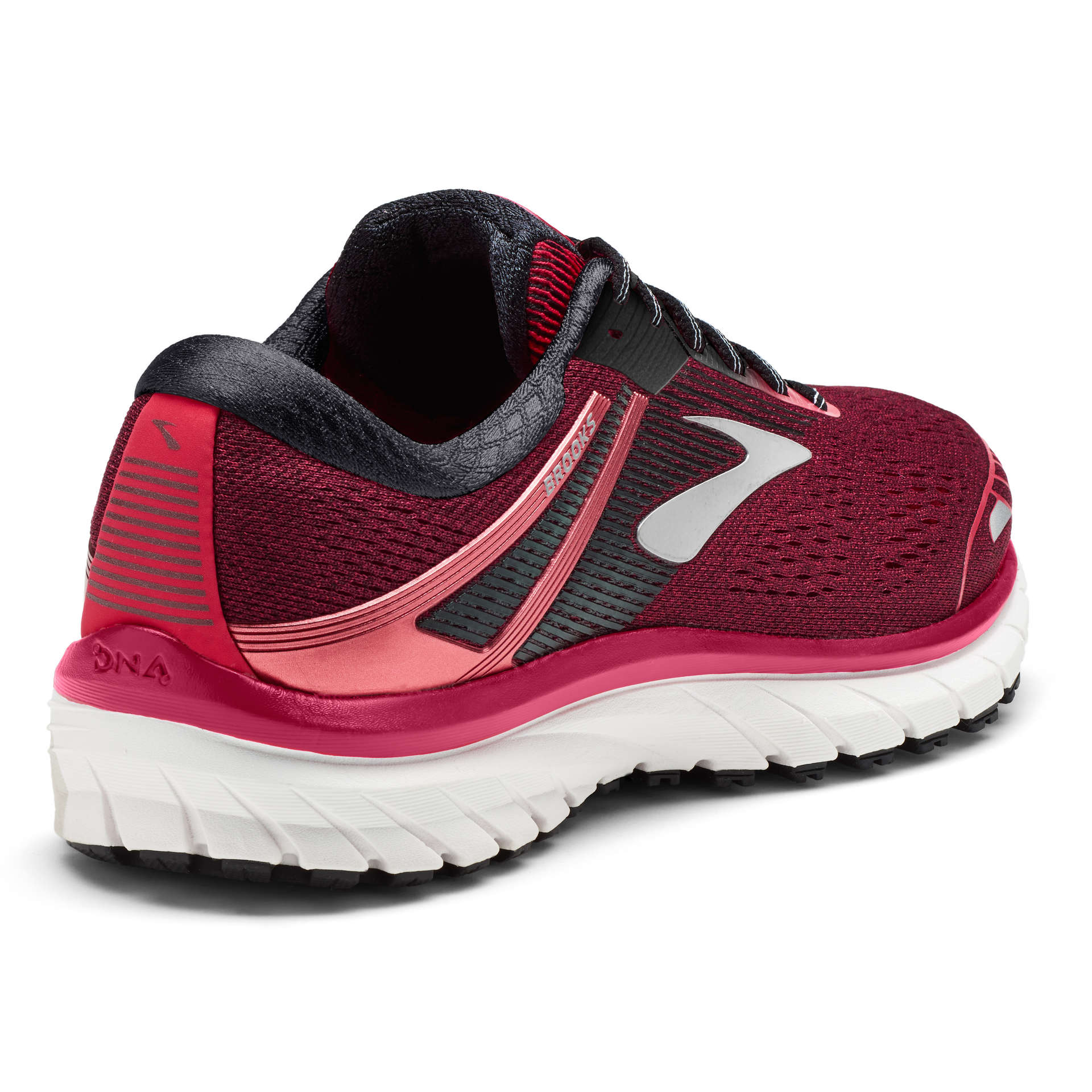 Brooks Adrenaline GTS 18 Hardloopschoenen Roze/Zwart/Wit Dames