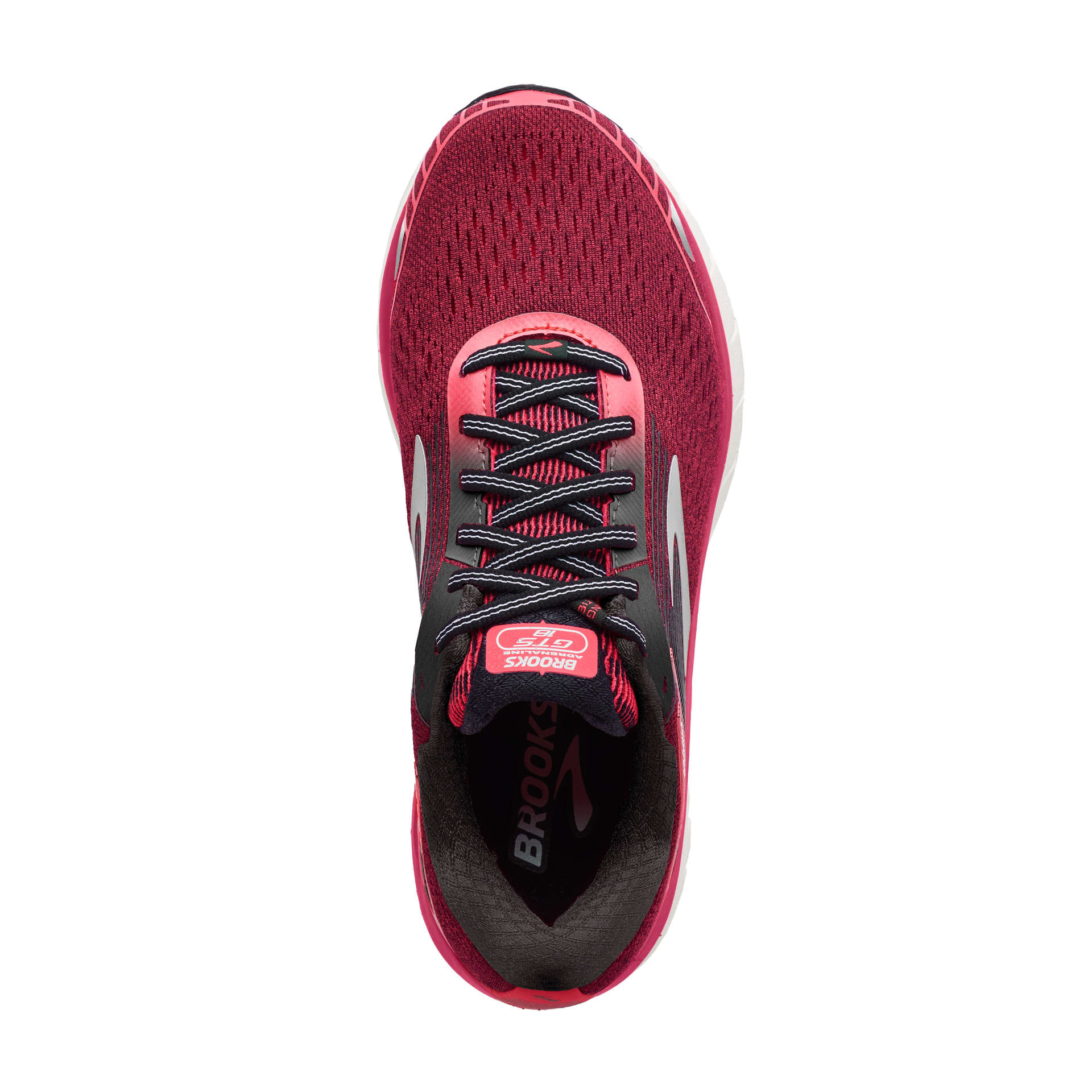 Brooks Adrenaline GTS 18 Hardloopschoenen Roze/Zwart/Wit Dames