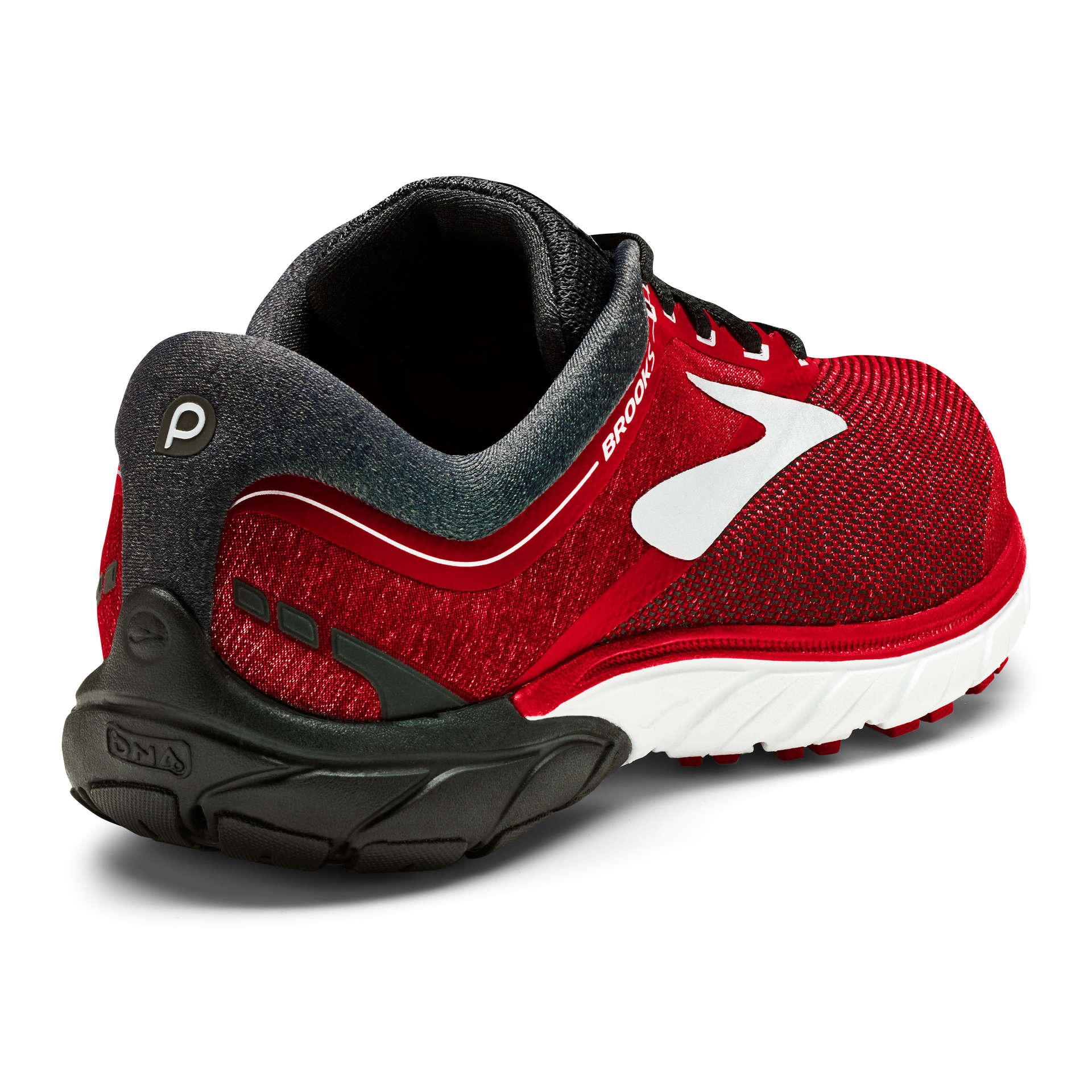 Brooks PureCadence 7 Hardloopschoenen Rood/Zwart/Zilver Heren