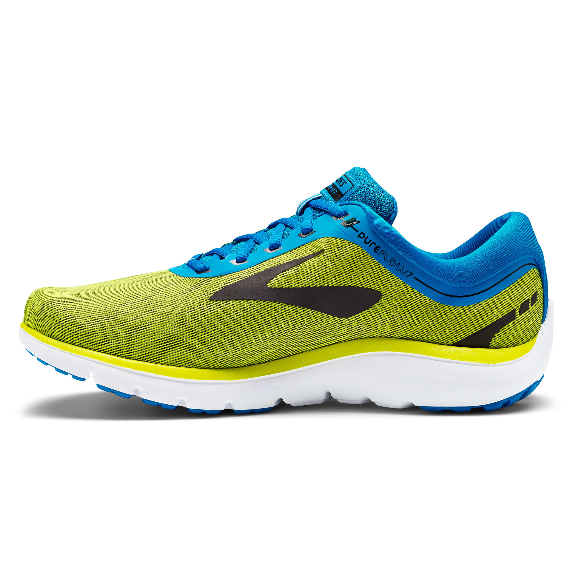 Brooks PureFlow 7 Hardloopschoenen Geel/Blauw/Zwart Heren