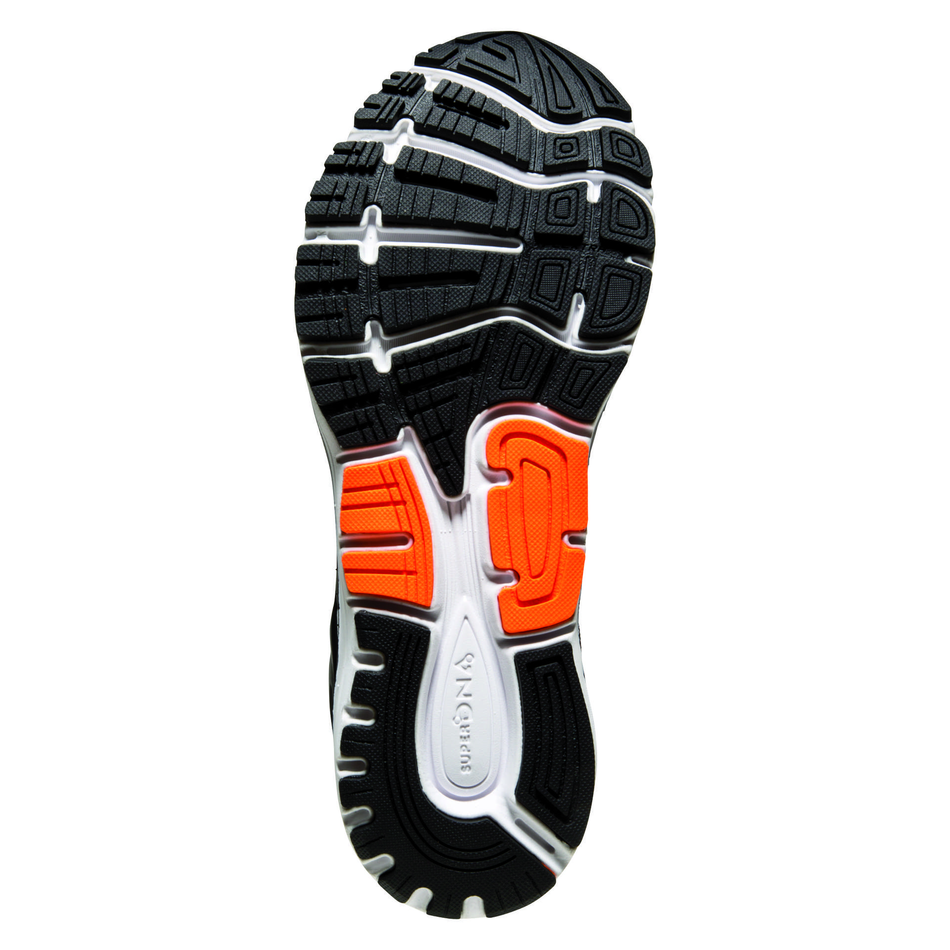Brooks Transcend 5 Hardloopschoenen Zwart/Oranje/Zilver Heren koop je bij  Futurumshop.nl