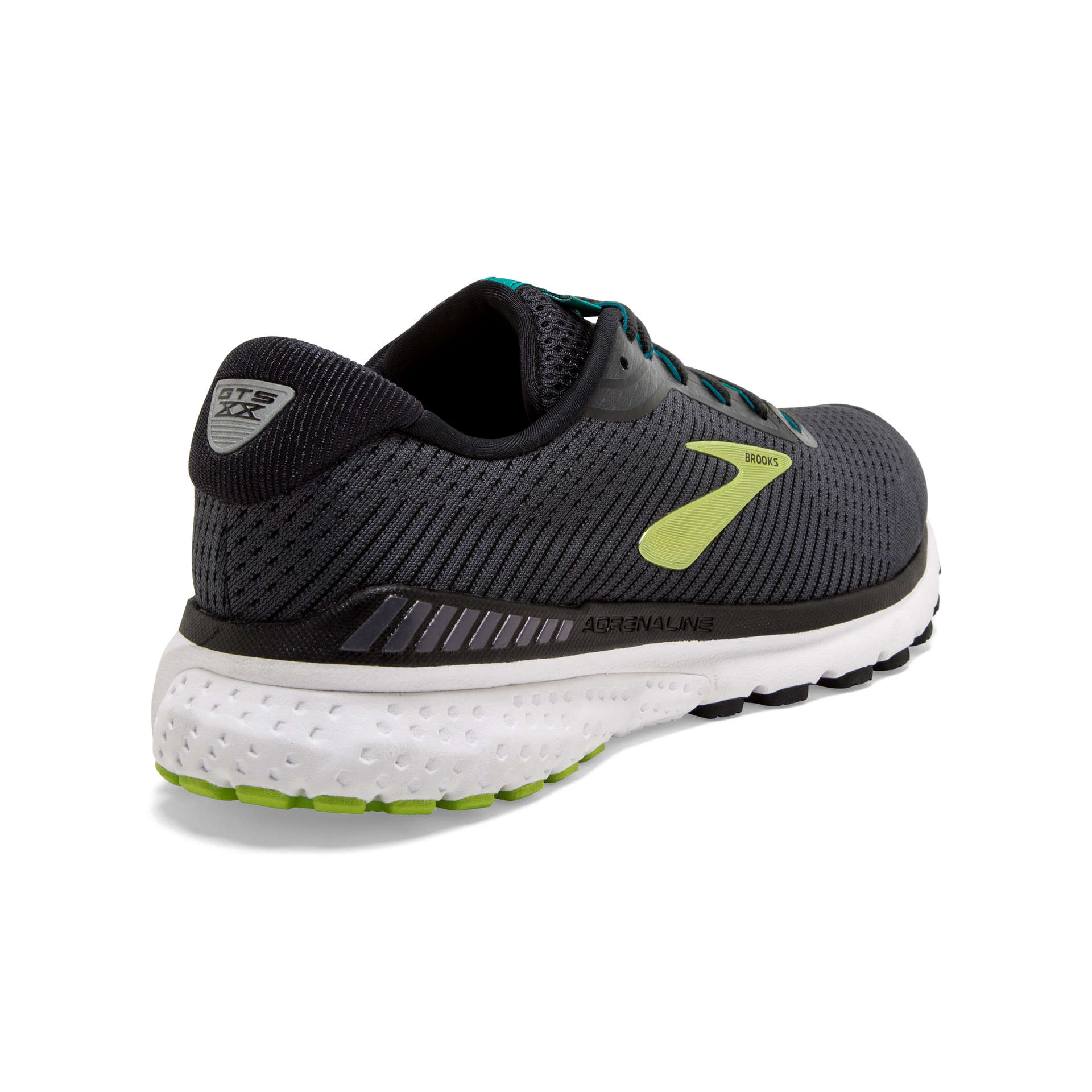 Brooks Adrenaline GTS 20 Hardloopschoenen Zwart/Wit Heren