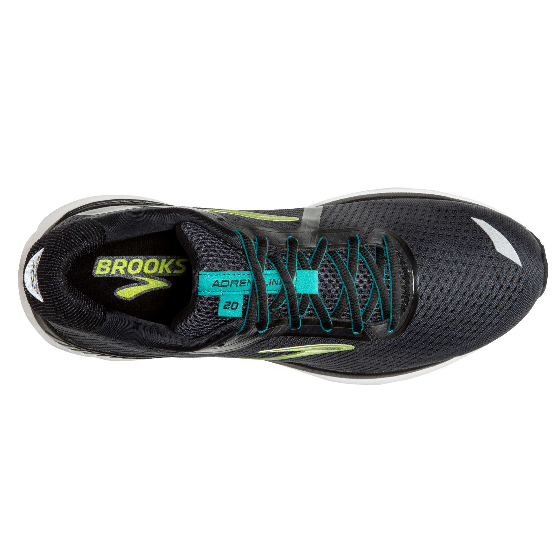Brooks Adrenaline GTS 20 Hardloopschoenen Zwart/Wit Heren