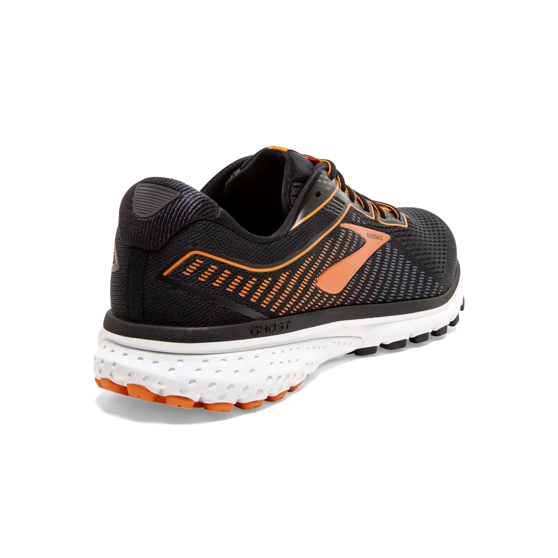 Brooks Ghost 12 Hardloopschoenen Zwart/Oranje Heren