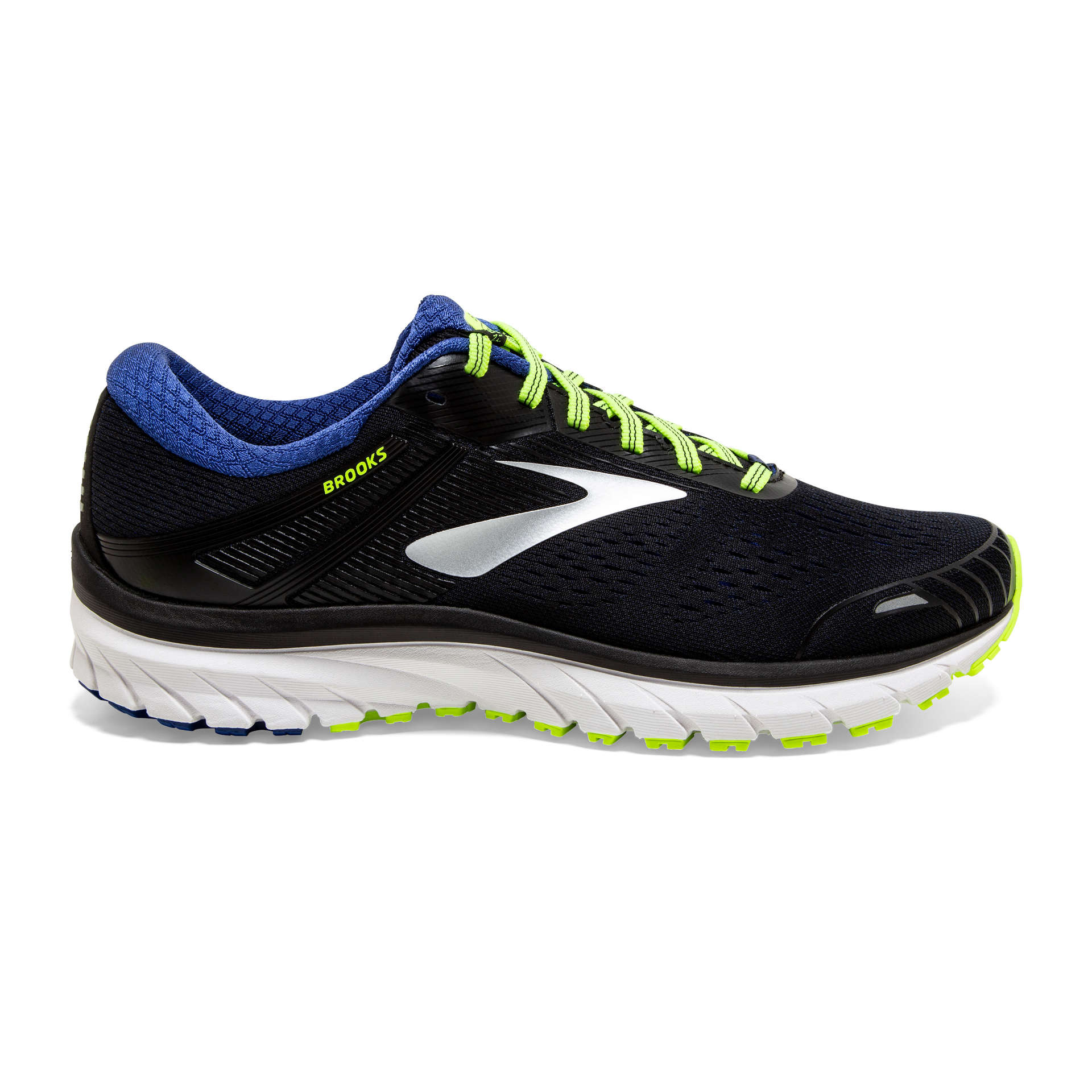 Brooks Defyance 11 Hardloopschoenen Zwart/Groen/Blauw Heren koop je bij  Futurumshop.nl