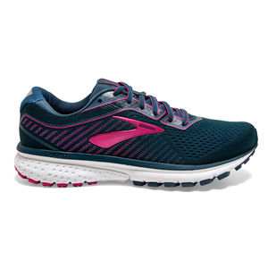 Brooks Ghost 12 Hardloopschoenen Donkerblauw/Roze Dames koop je bij  Futurumshop.nl