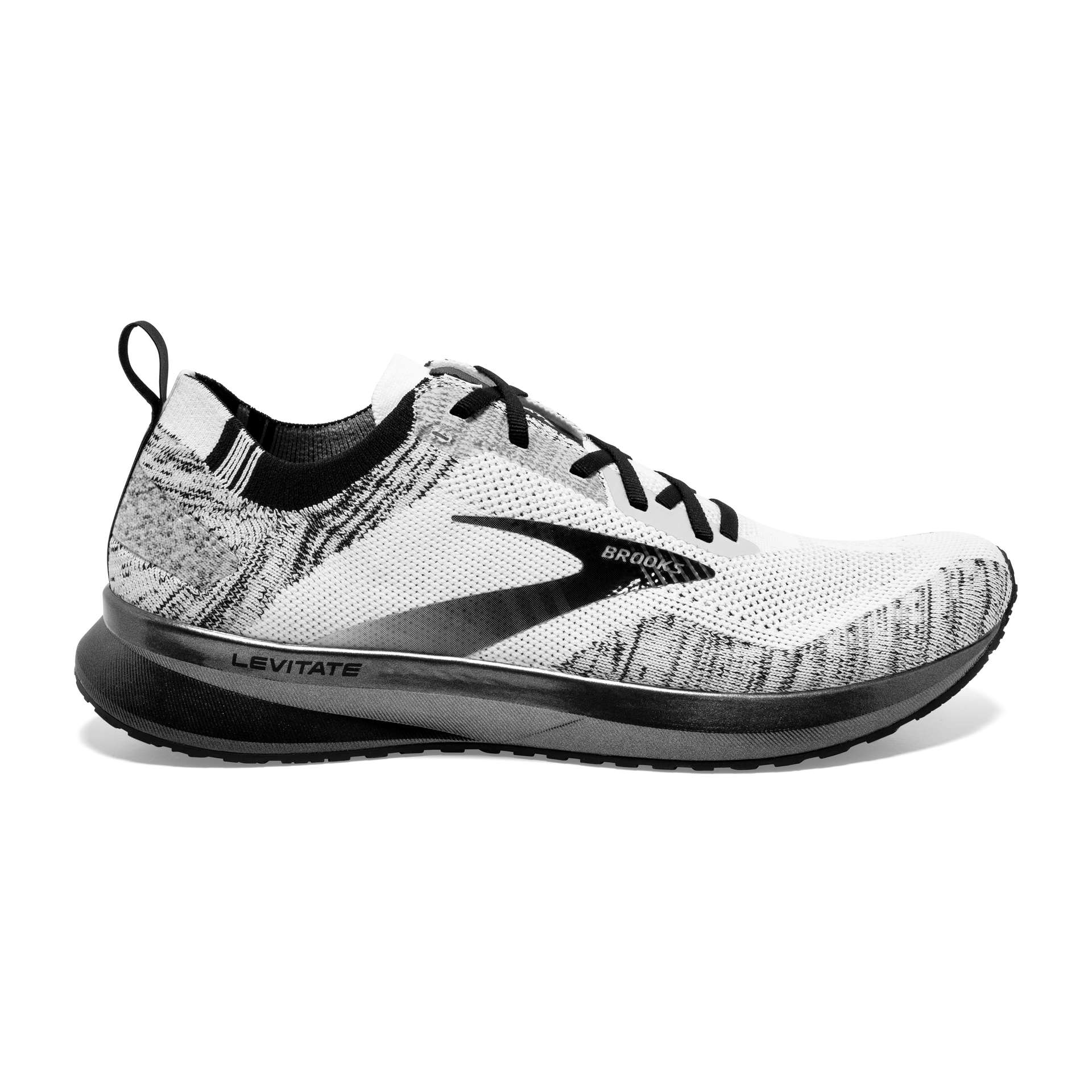 Brooks Levitate 4 Hardloopschoenen Wit/Zwart Heren koop je bij  Futurumshop.nl