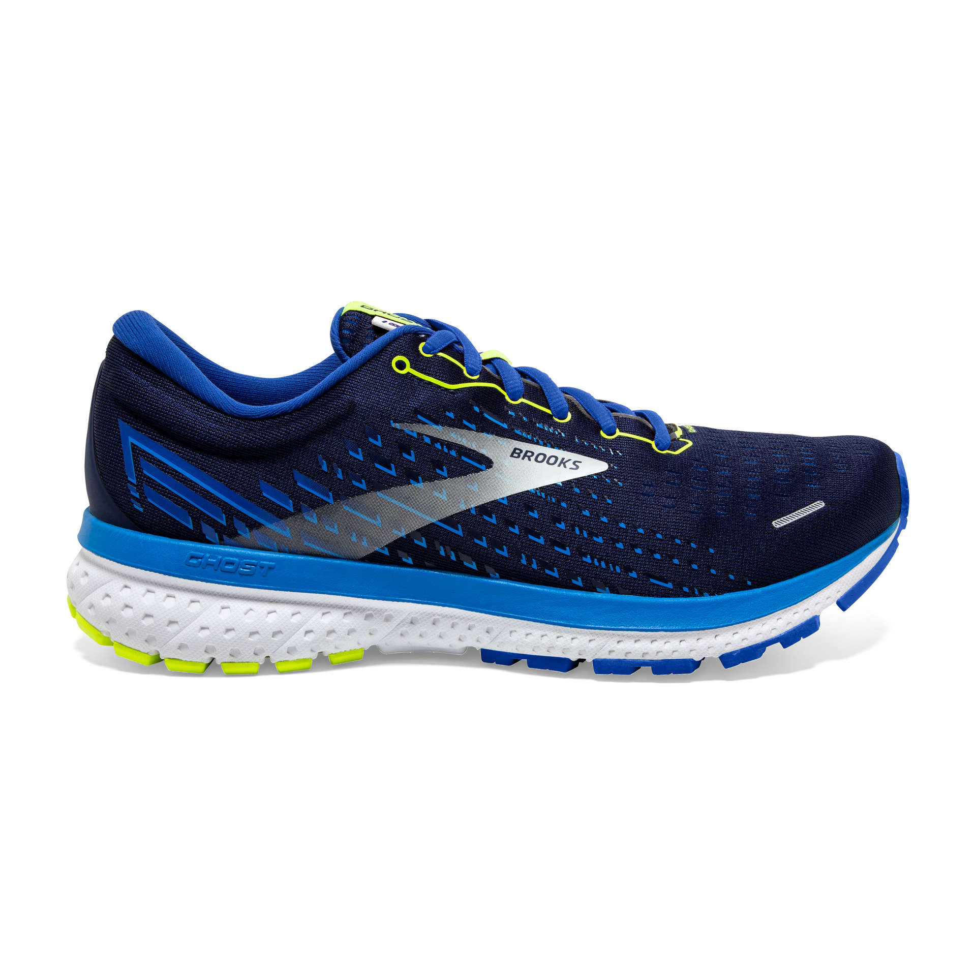 Brooks Ghost 13 Hardloopschoenen Donkerblauw/Blauw/Groen Heren