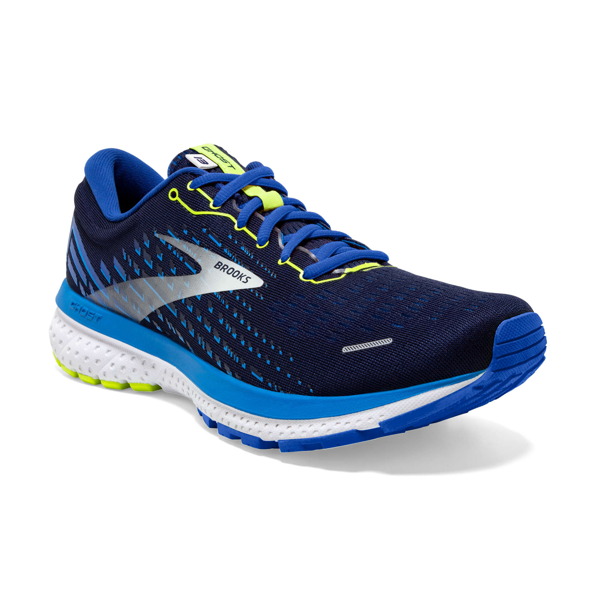 Brooks Ghost 13 Hardloopschoenen Donkerblauw/Blauw/Groen Heren koop je bij  Futurumshop.nl