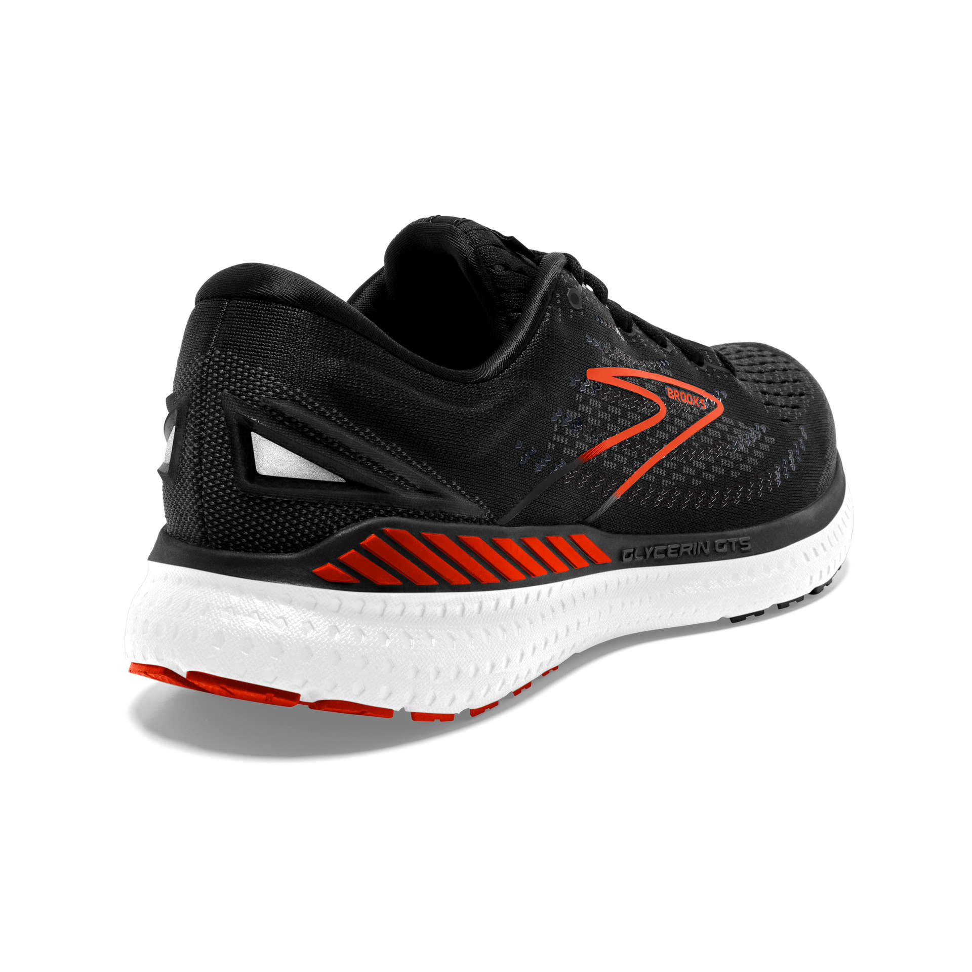 Brooks Glycerin GTS 19 Hardloopschoenen Zwart/Grijs/Rood Heren