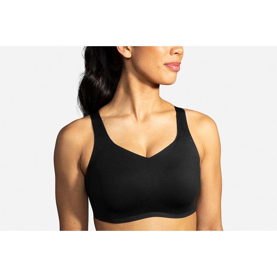 Brooks Dare Underwire Run Bra Sport Beha Zwart Dames