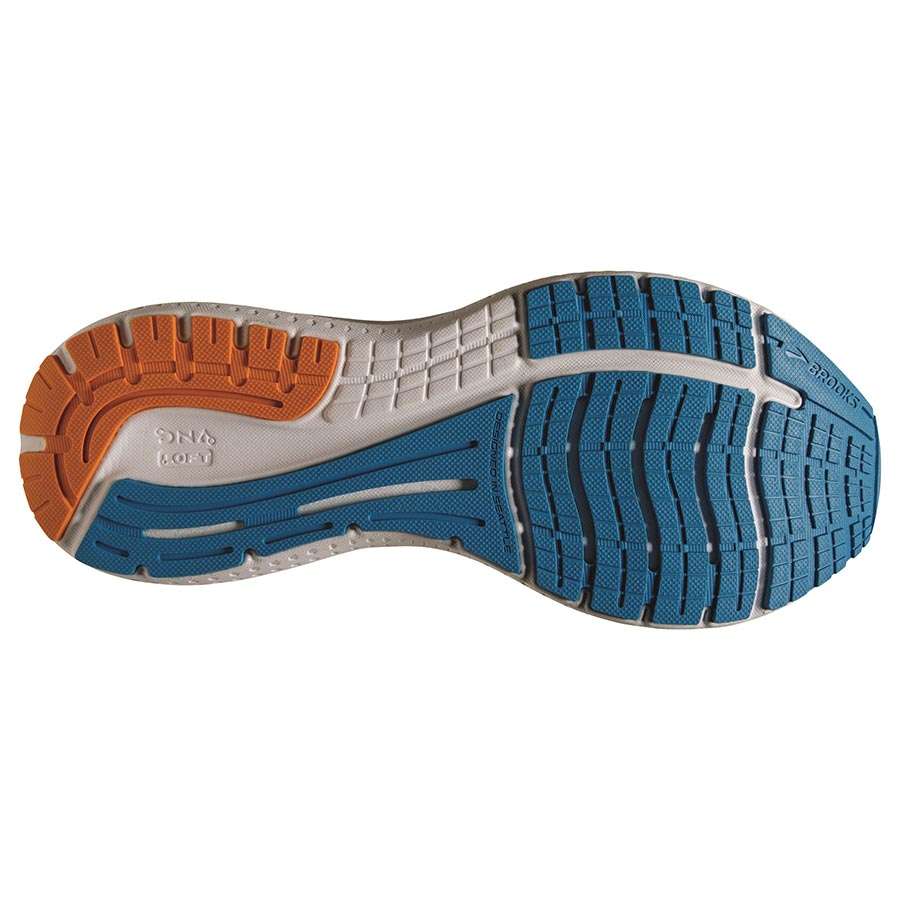 Brooks Glycerin 19 Hardloopschoenen Zwart/Blauw/Oranje Heren