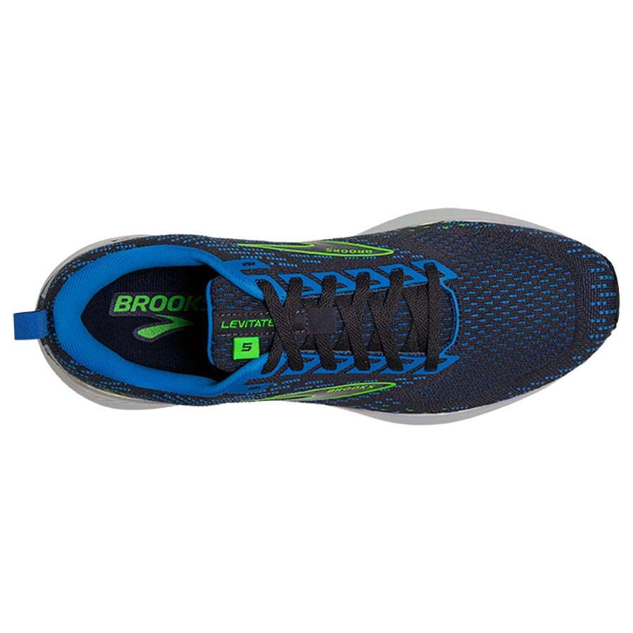 Brooks Levitate GTS 5 Hardloopschoenen Blauw/Groen Heren