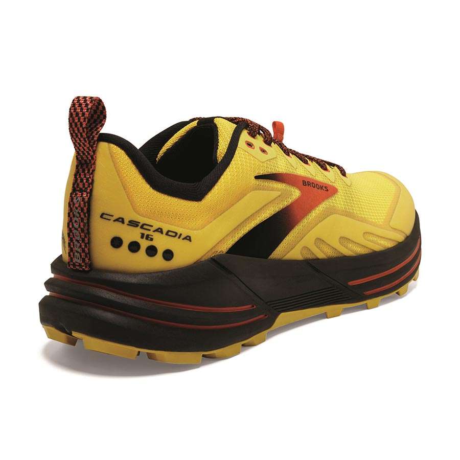 Brooks Cascadia 16 Trail Hardloopschoenen Geel/Zwart Heren