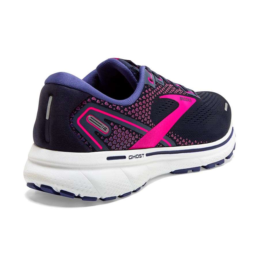 Brooks Ghost 14 Hardloopschoenen Zwart/Paars/Roze Dames