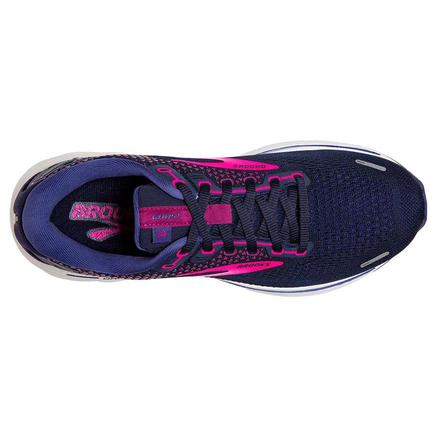 Brooks Ghost 14 Hardloopschoenen Zwart/Paars/Roze Dames koop je bij  Futurumshop.nl