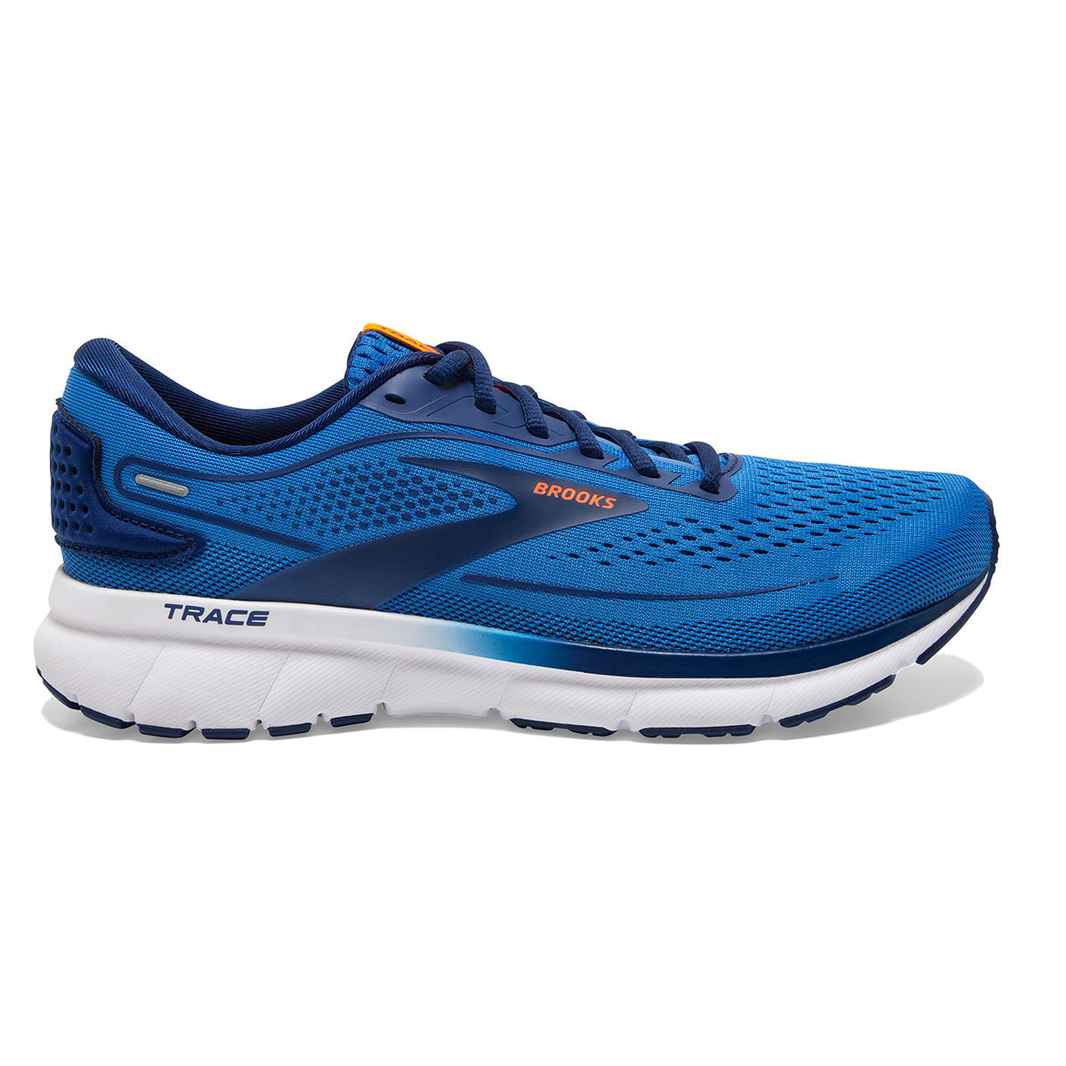 Brooks Trace 2 Hardloopschoenen Blauw/Oranje/Wit Heren koop je bij  Futurumshop.nl