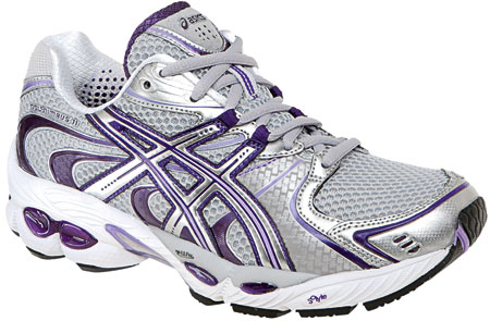 Gel Nimbus 11 Silver Lightning Grape Dames Hardloopschoen