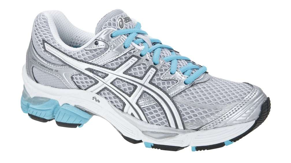 ASICS Gel Cumulus 13 2A Lightning White Turquoise Dames Hardloopschoen koop je bij Futurumshop