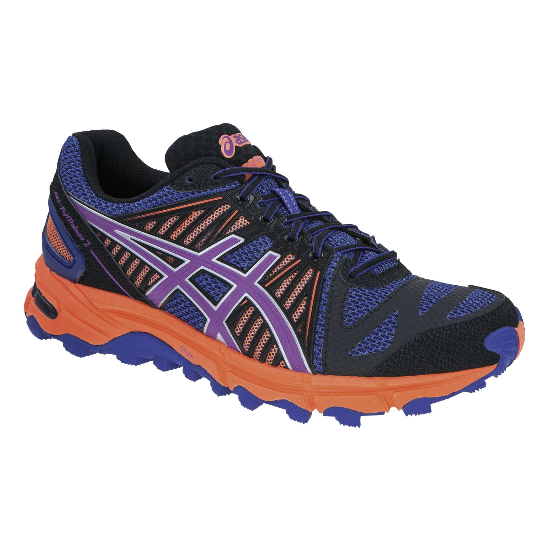 ASICS Gel-Fujitrabuco 2 Trail Hardloopschoen Paars/Oranje Dames koop je bij  Futurumshop.nl
