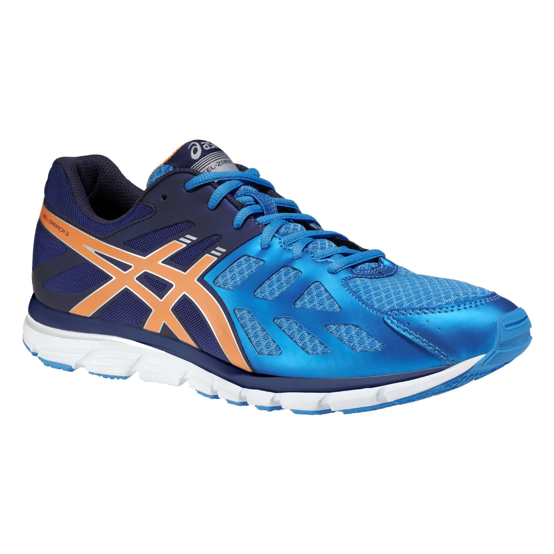 ASICS Gel Zaraca 3 Natural Hardloopschoenen Blauw/Oranje Heren koop je bij  Futurumshop.nl