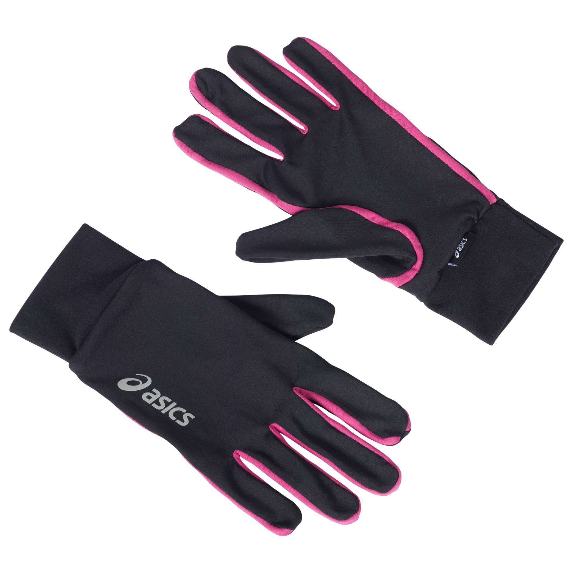 ASICS Basic Handschoenen Zwart/Roze Unisex