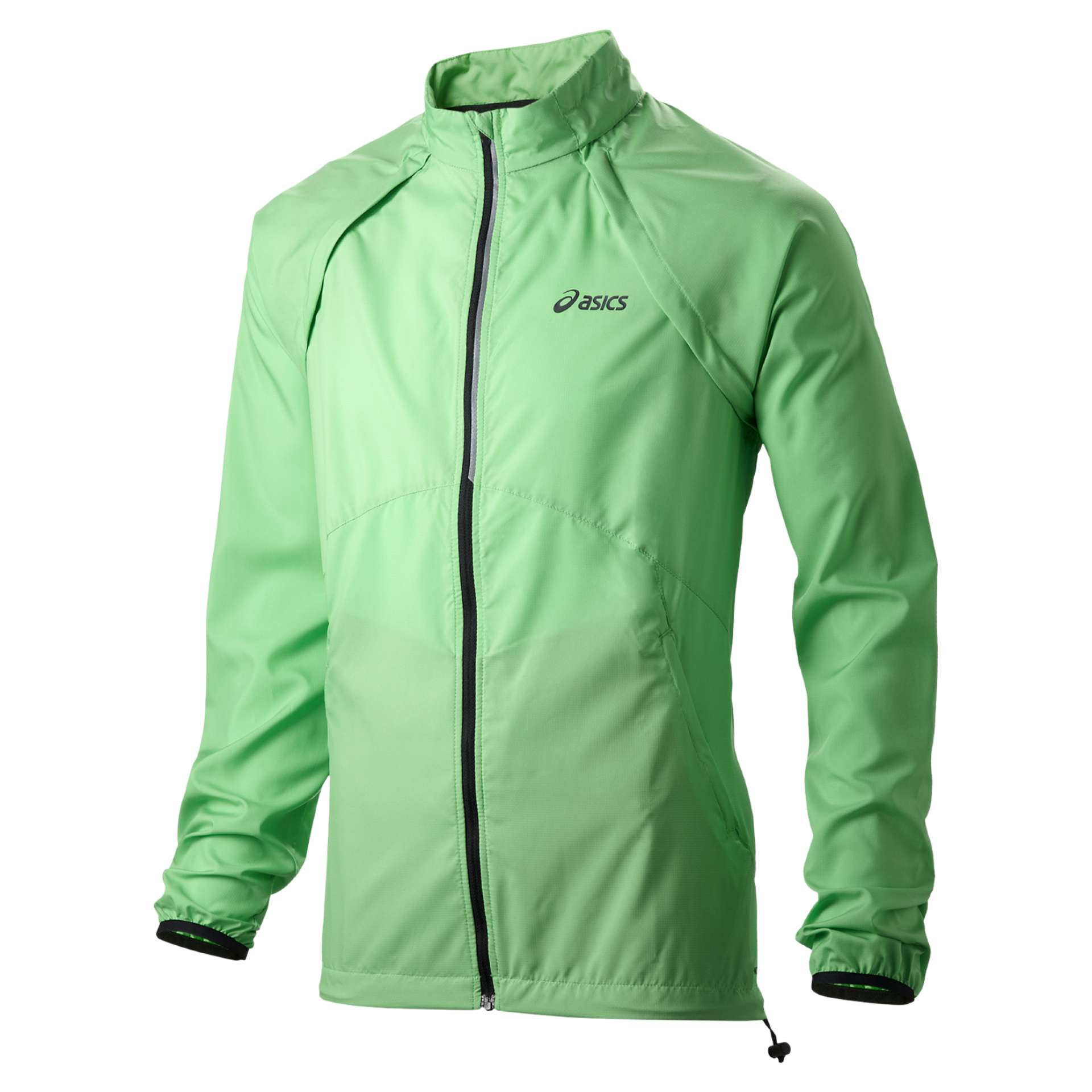 ASICS Convertible Hardloopjack Groen/Zwart Heren koop je bij Futurumshop.nl