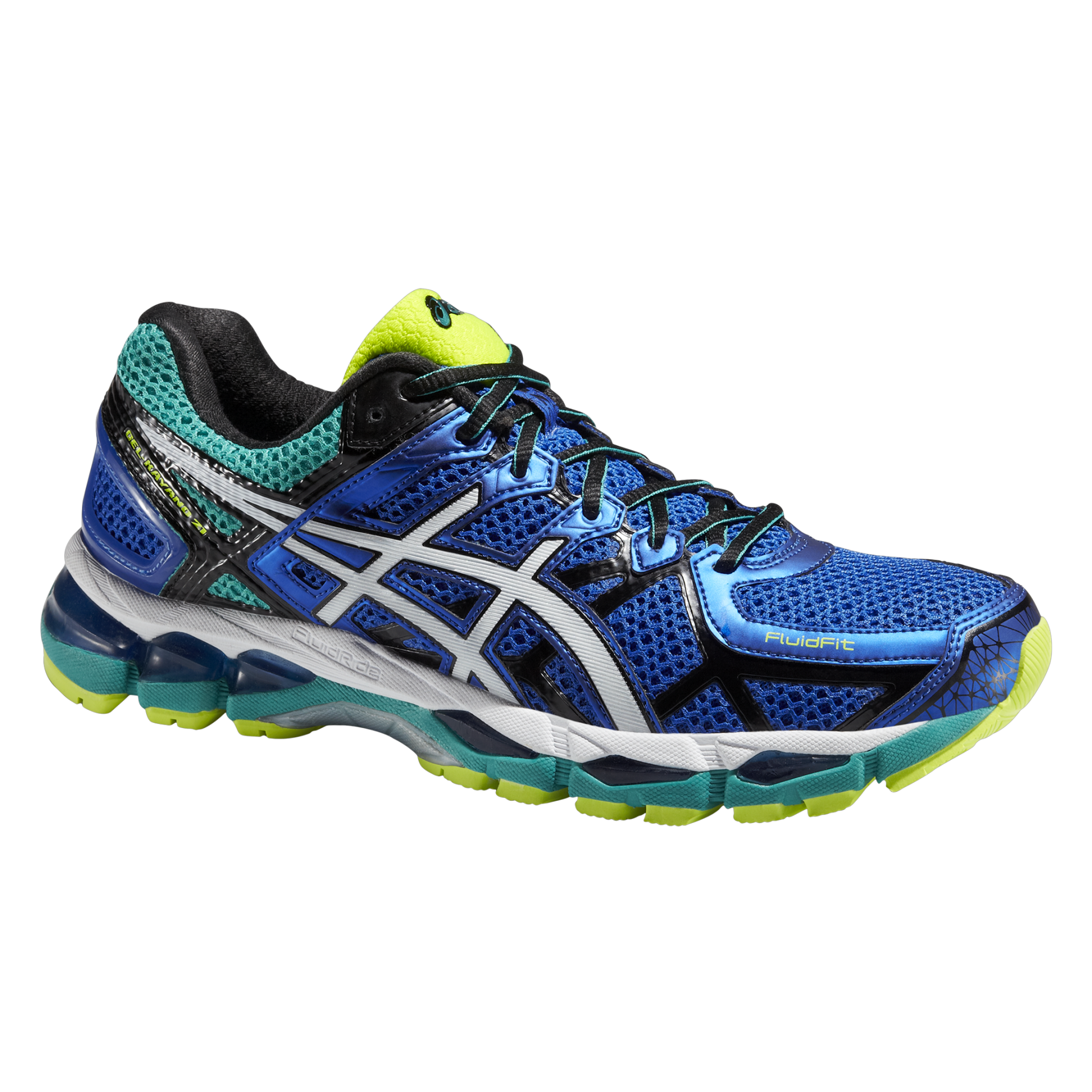 ASICS Gel Kayano 21 Hardloopschoenen Blauw/Geel Heren