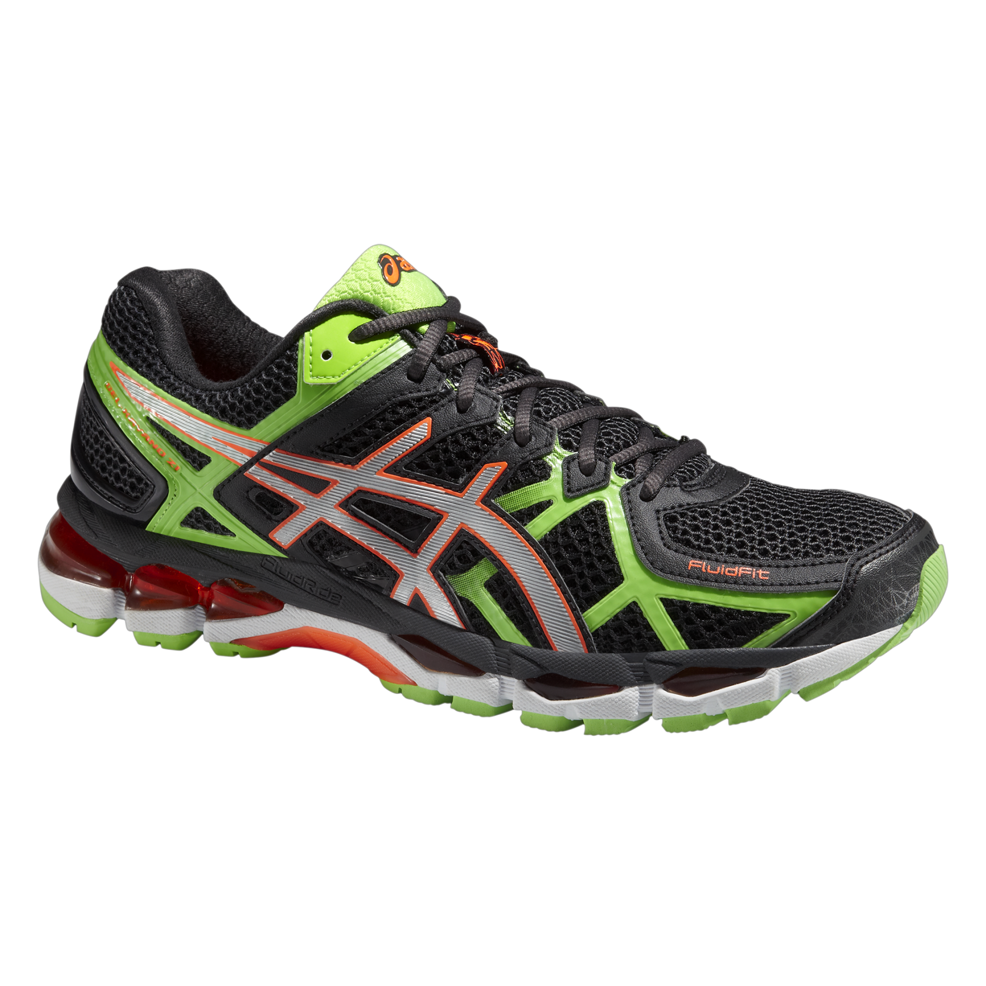 Stereotype Vervorming Sophie ASICS Gel Kayano 21 Hardloopschoenen Zwart/Groen Heren koop je bij  Futurumshop.nl