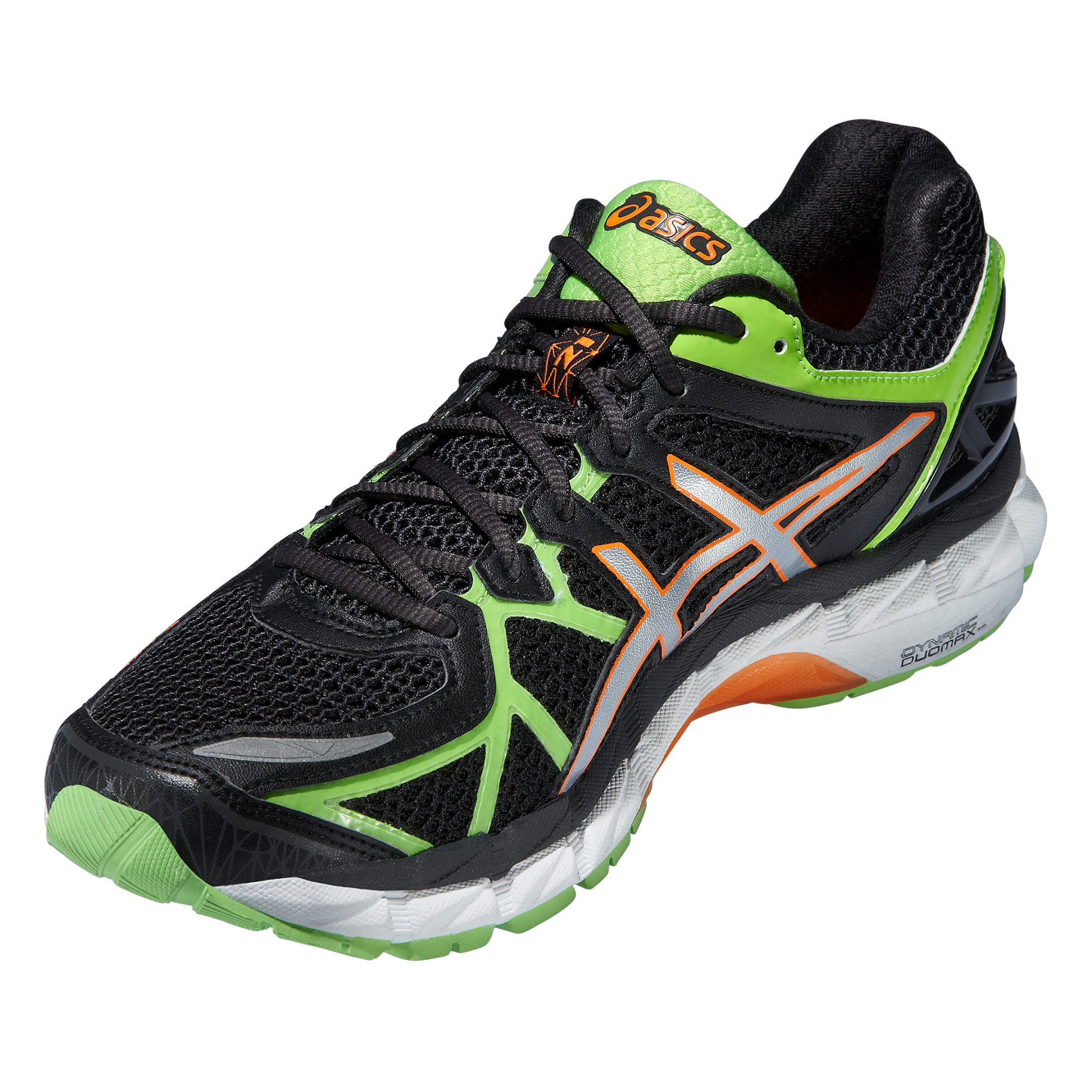 Gel Kayano 21 Hardloopschoenen Zwart Groen Heren