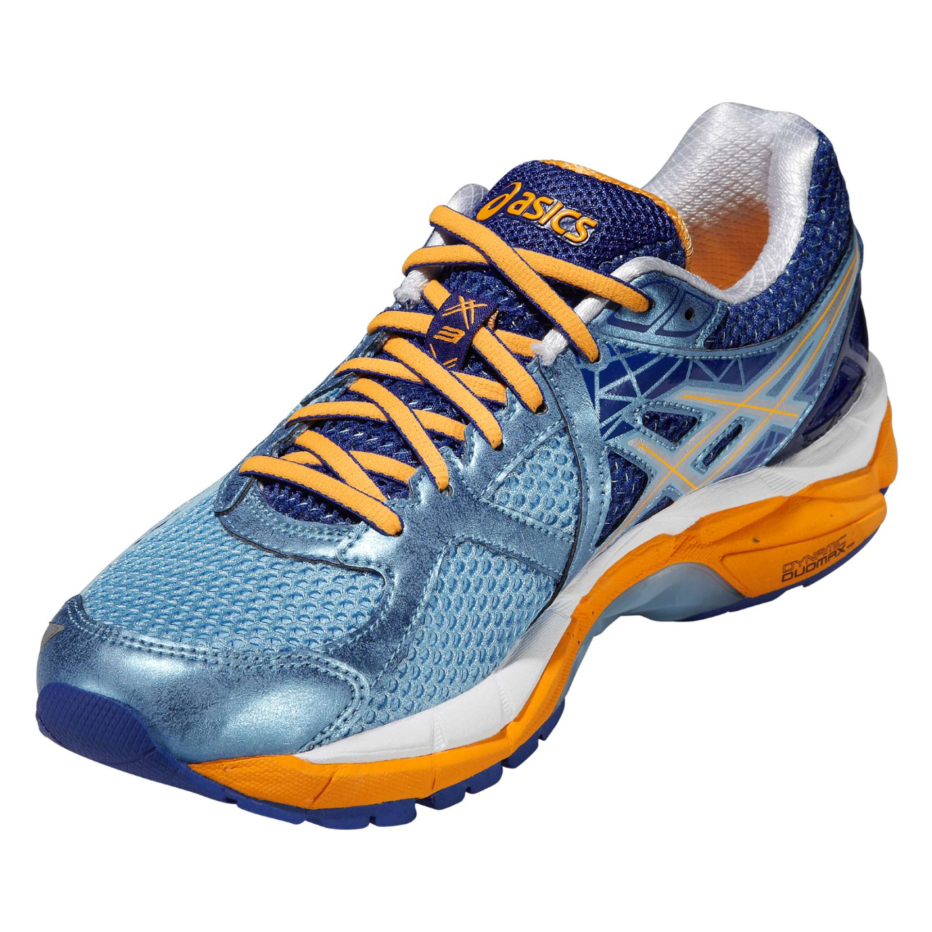 ik ben gelukkig Zichzelf Haan ASICS GT-2000 3 Hardloopschoenen Blauw/Zilver/Oranje Dames koop je bij  Futurumshop.nl