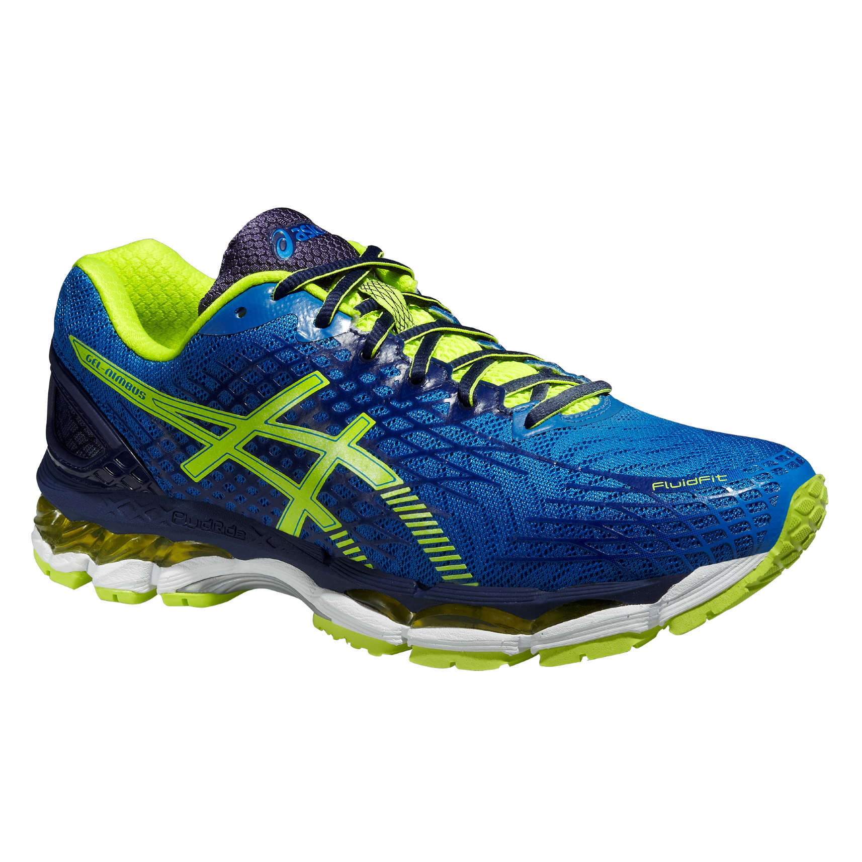 Tolk Gedwongen Intimidatie ASICS Gel Nimbus 17 Hardloopschoenen Blauw/Groen Heren koop je bij  Futurumshop.nl