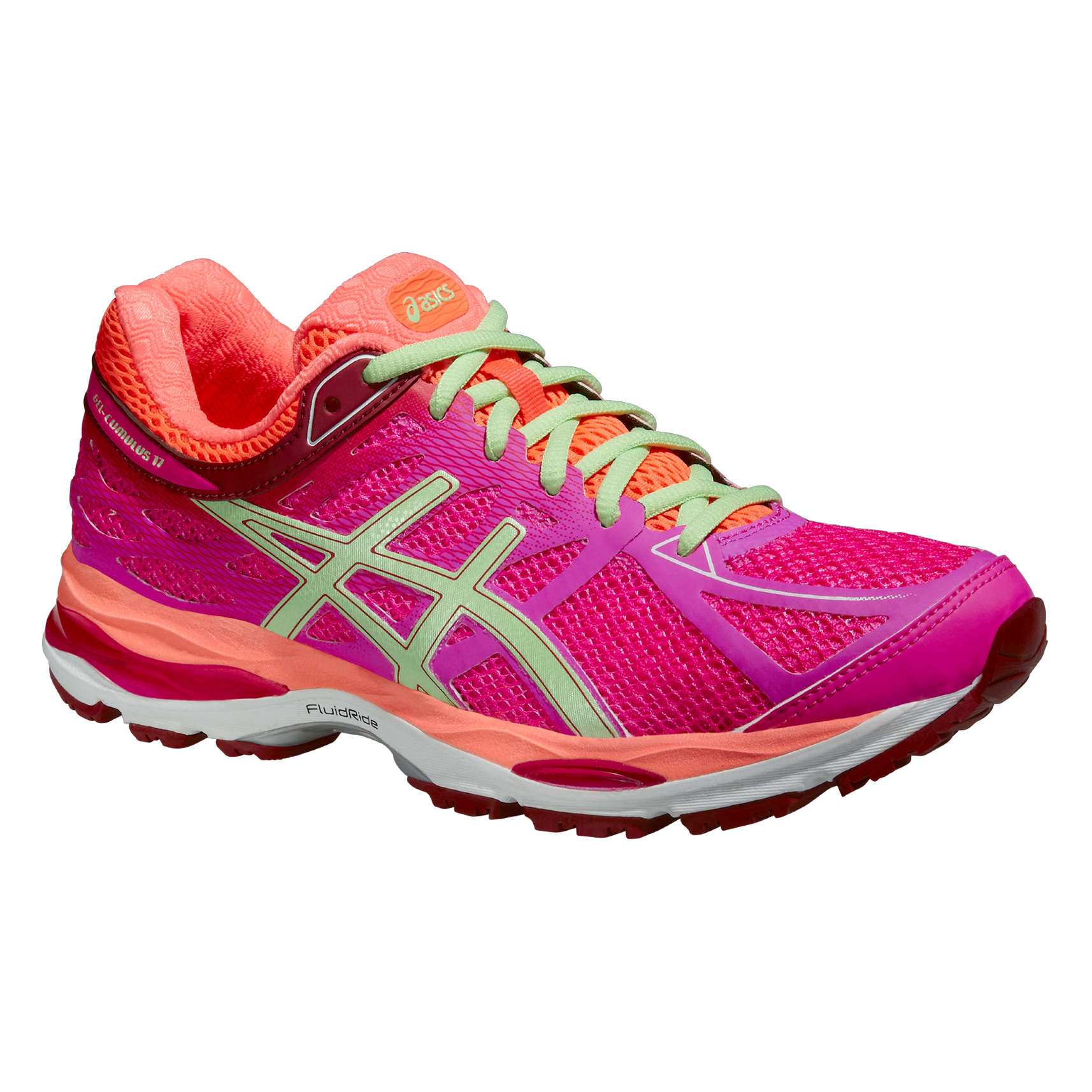 Instrument Netto spiraal ASICS Gel Cumulus 17 Hardloopschoenen Roze/Oranje Dames koop je bij  Futurumshop.nl