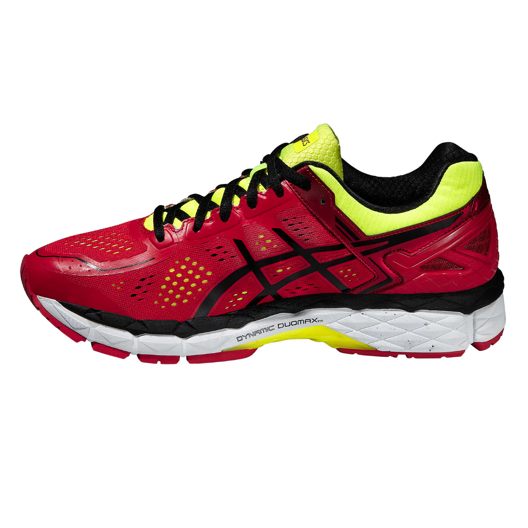 ASICS Gel Kayano 22 Hardloopschoenen Rood/Geel Heren