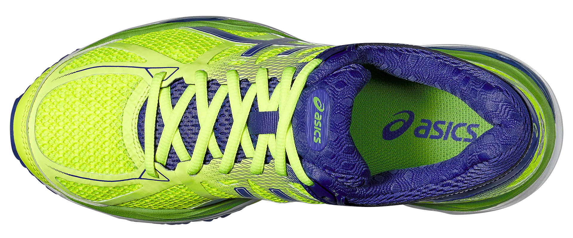 ASICS Gel Cumulus 17 2A Hardloopschoenen Geel Paars Dames koop je bij Futurumshop